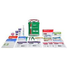 VOYAGER 2 Series first aid kit in a 10 x 8 x 13.5 cm reinforced fabric softpack, fully stocked