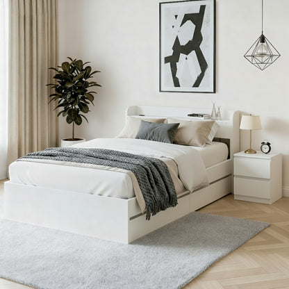Artiss AURA single bed frame measuring 211 x 96 x 70cm with a 150kg weight capacity