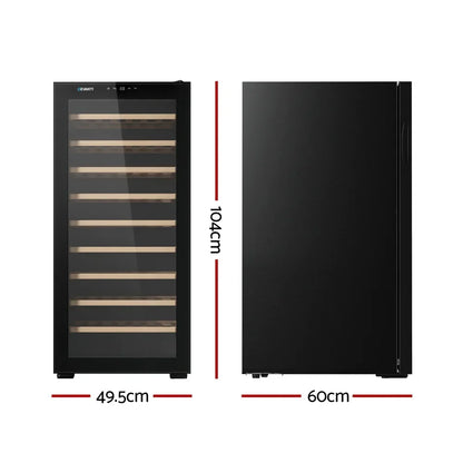 Devanti 66 Bottle Wine Fridge - Black