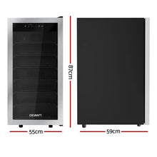 Devanti 42 Bottle Wine Fridge - Black