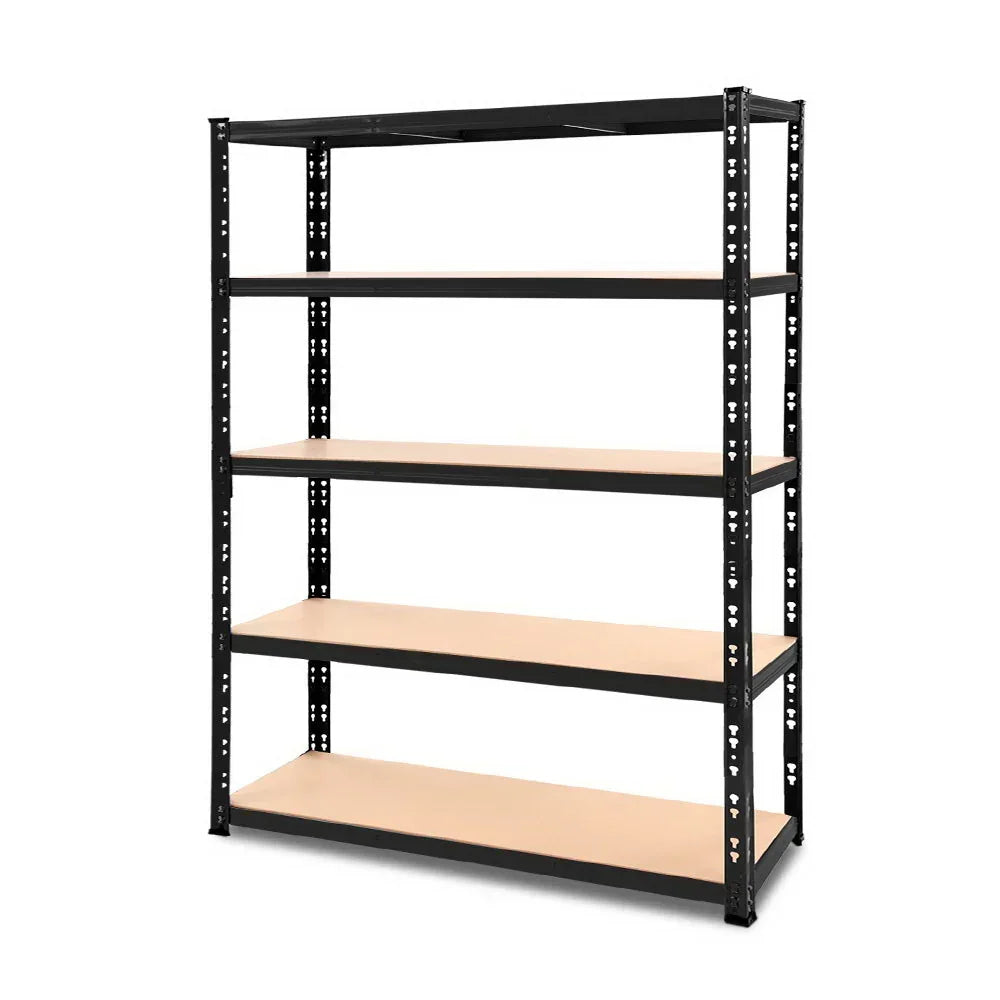Giantz 1.8M Garage Shelving Warehouse Pallet Racking Storage Shelve Black - Stacks Warehouse