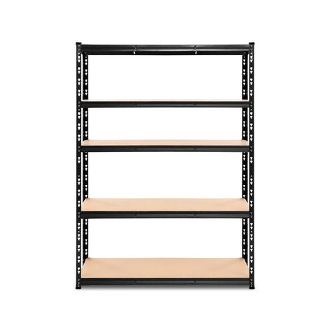 Giantz 1.8M Garage Shelving Warehouse Pallet Racking Storage Shelve Black - Flea Market