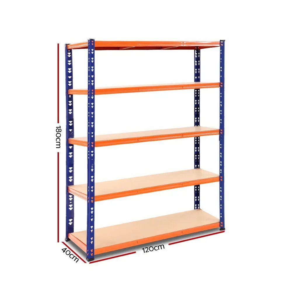 Giantz 1.8M Garage Shelving Warehouse Pallet Racking Storage Shelve Blue - Stacks Warehouse