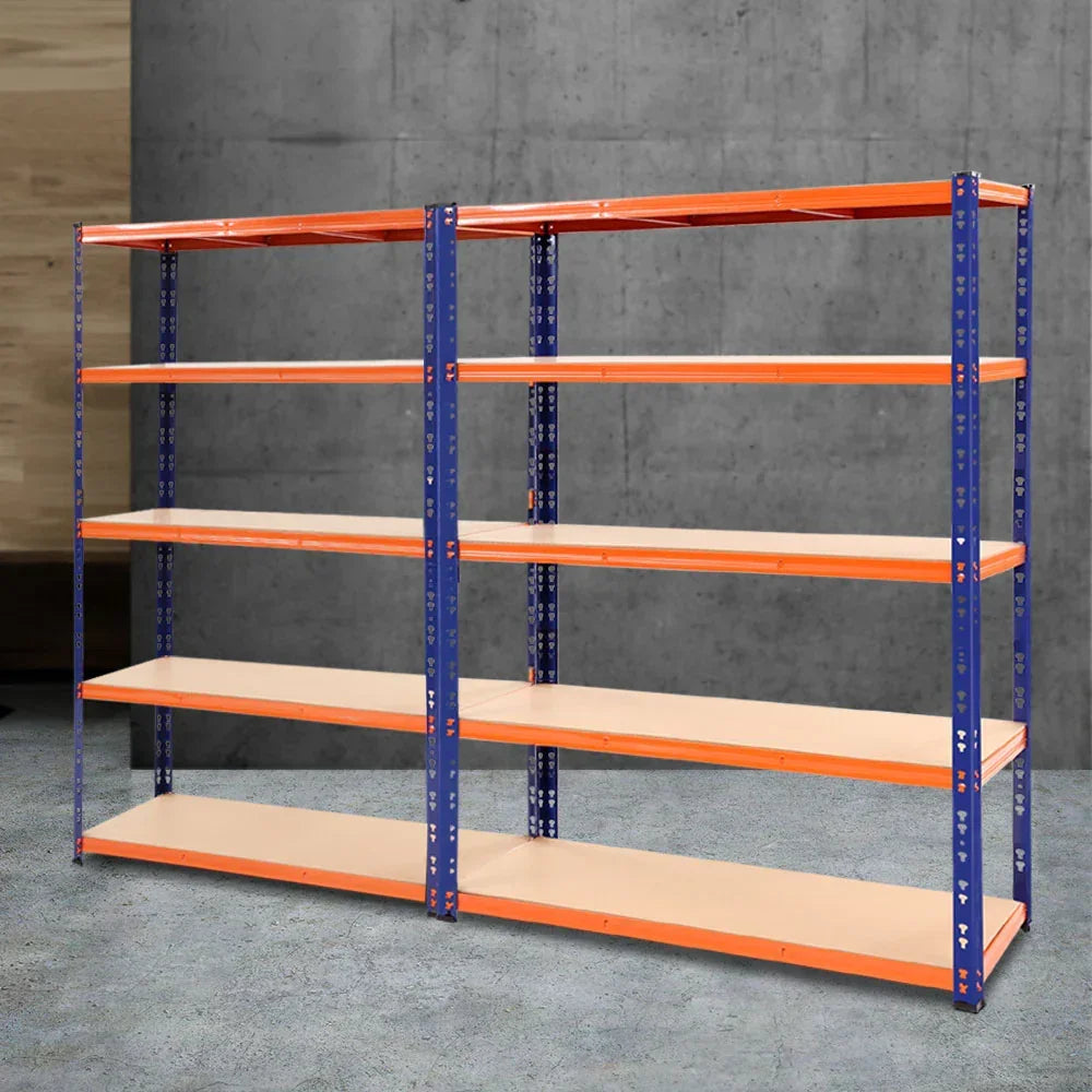 Giantz 2.4Mx1.8M Garage Shelving Warehouse Pallet Racking Storage Blue - Stacks Warehouse
