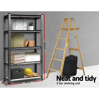Giantz 2x1.5M Garage Shelving Warehouse Storage Racking Storage Steel - Stacks Warehouse