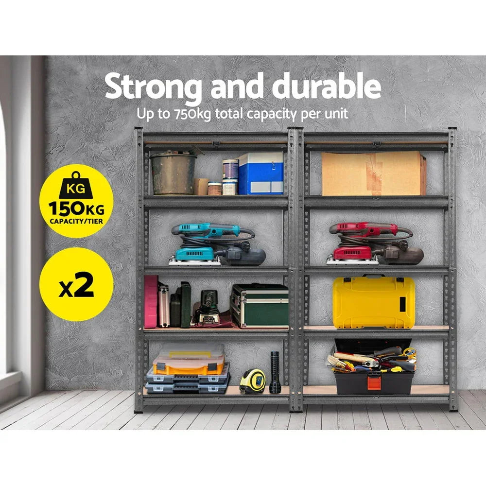 Giantz 2x1.5M Garage Shelving Warehouse Storage Racking Storage Steel - Stacks Warehouse