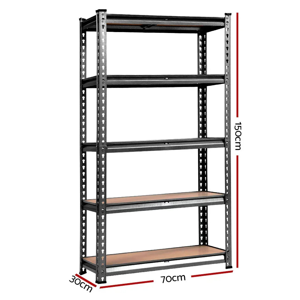 Giantz 3x1.5M Garage Shelving Warehouse Pallet Racking Storage Charcoal - Stacks Warehouse