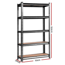 Giantz 3x1.5M Garage Shelving Warehouse Pallet Racking Storage Charcoal - Flea Market