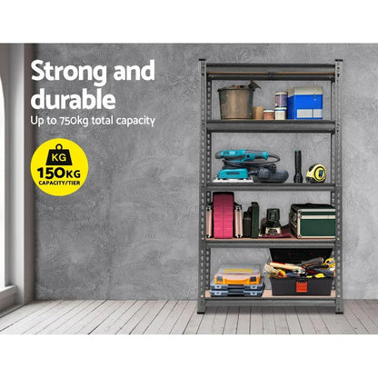 Giantz 3x1.5M Garage Shelving Warehouse Pallet Racking Storage Charcoal - Stacks Warehouse