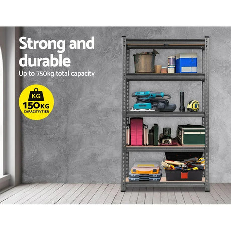 Giantz 3x1.5M Garage Shelving Warehouse Pallet Racking Storage Charcoal - Flea Market