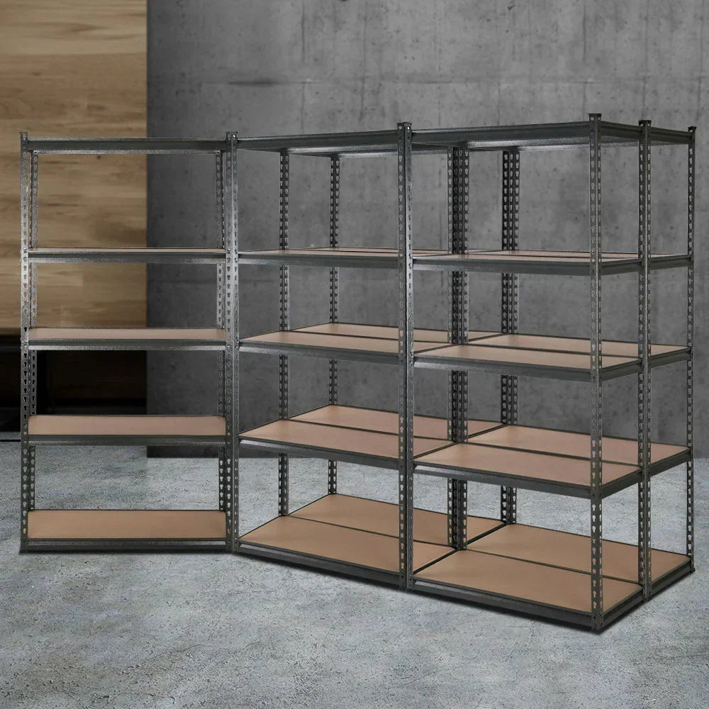 Giantz 5x1.8M Garage Shelving Warehouse Pallet Racking Storage Charcoal - Stacks Warehouse
