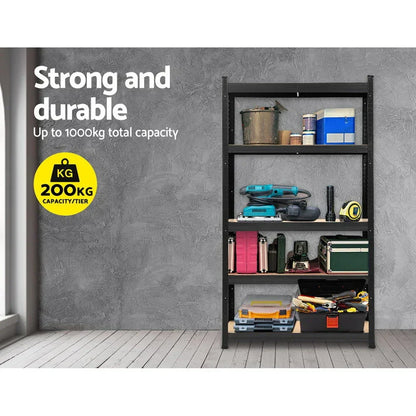 Giantz 1.8M Warehouse Racking Shelving Garage Storage Metal Shelves - Stacks Warehouse