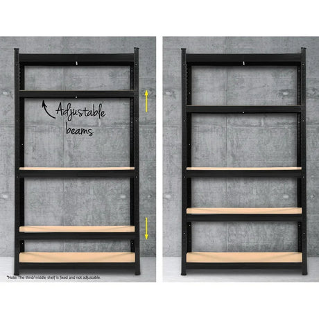 Giantz 1.8M Warehouse Racking Shelving Garage Storage Metal Shelves - Flea Market