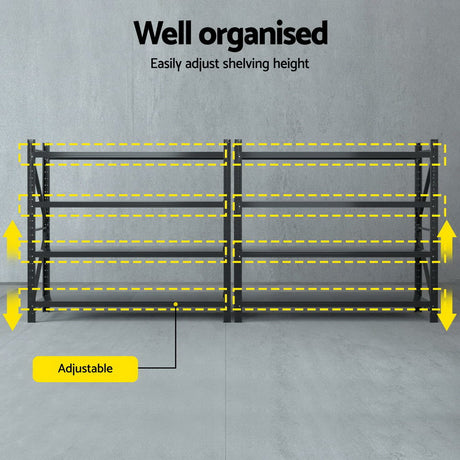 Adjustable shelving unit with customizable height for organized storage