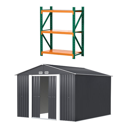 Shelving rack measuring 1.5 x 1.2 x 0.6m with non-slip safety plugs