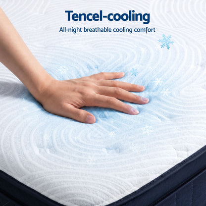 Tencel lyocell mattress cover, naturally breathable and moisture-wicking