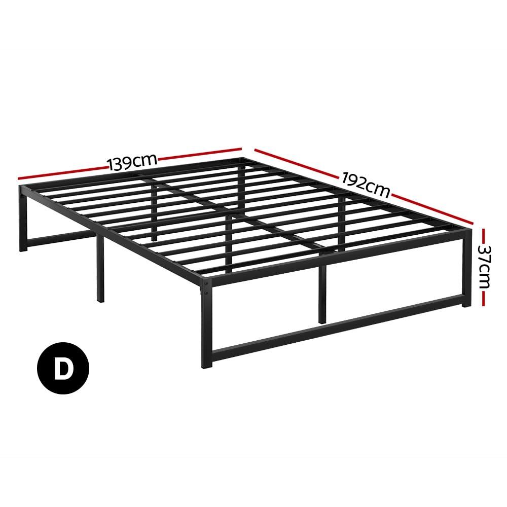 Double mattress 30cm deep with a 70D high-density natural latex lumbar zone