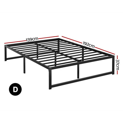 Double mattress 30cm deep with a 70D high-density natural latex lumbar zone