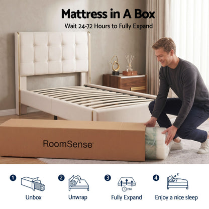 RoomSense 34cm Medium Firm Pocket Spring Mattress | Double