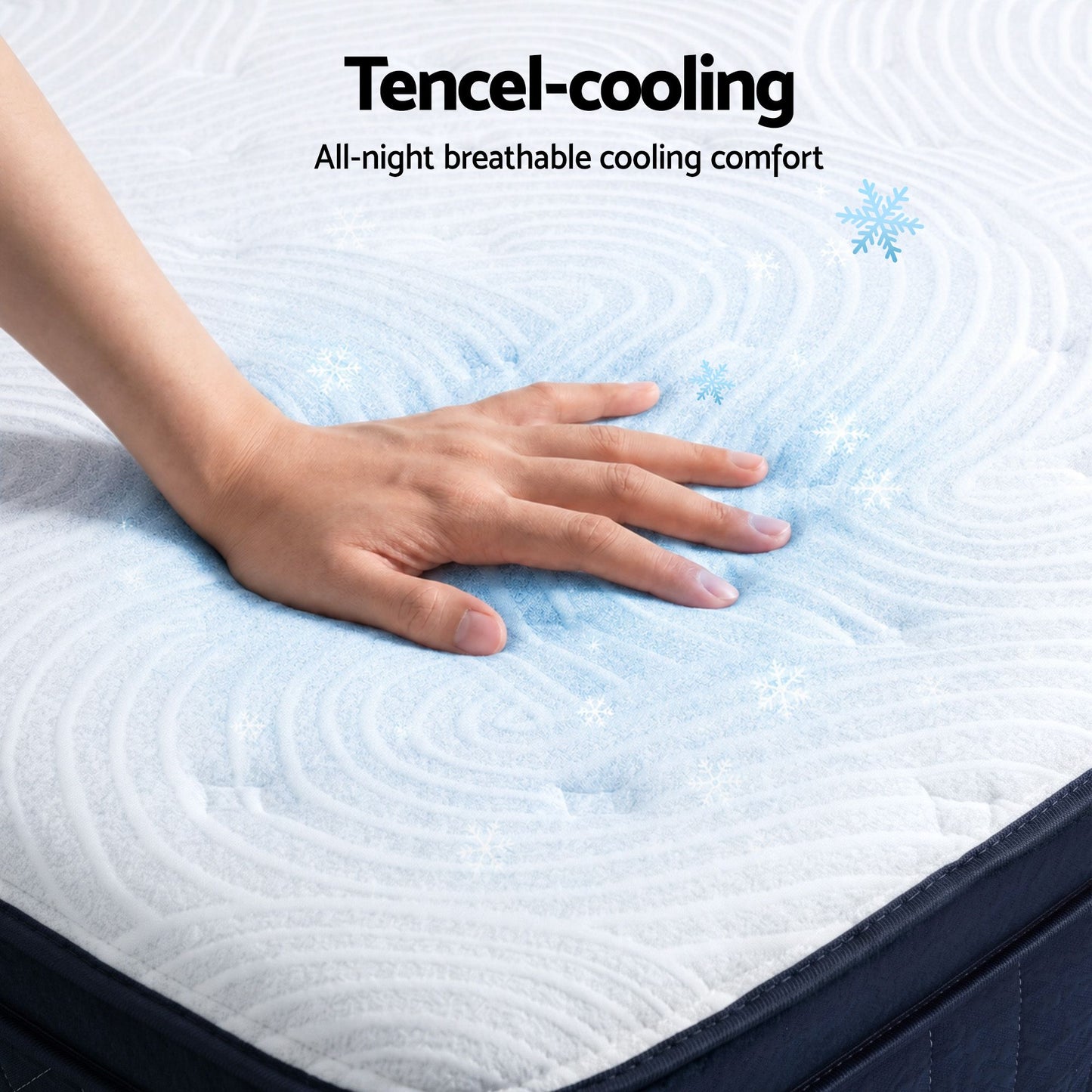 RoomSense 34cm Medium Firm Pocket Spring Mattress | Queen