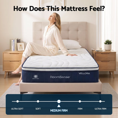 RoomSense 30cm Medium Firm Pocket Spring Mattress | Double