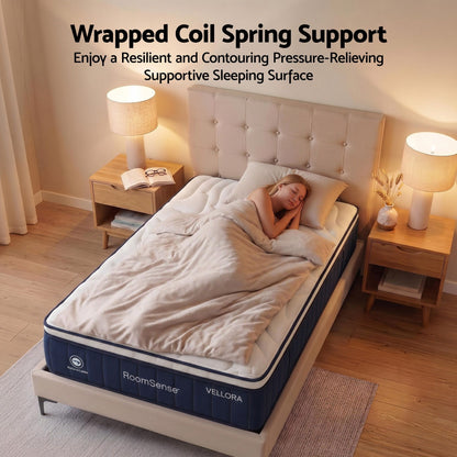 RoomSense 30cm Medium Firm Pocket Spring Mattress | Double