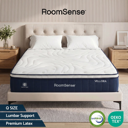 RoomSense 30cm Medium Firm Pocket Spring Mattress | Queen