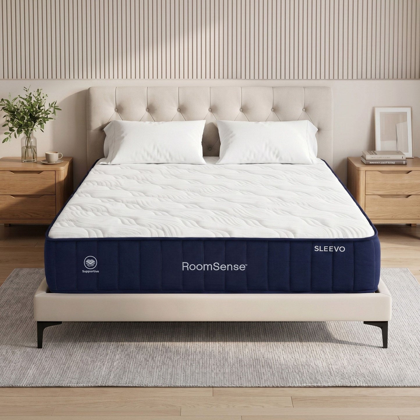 RoomSense 26cm Firm Pocket Spring Mattress | Double