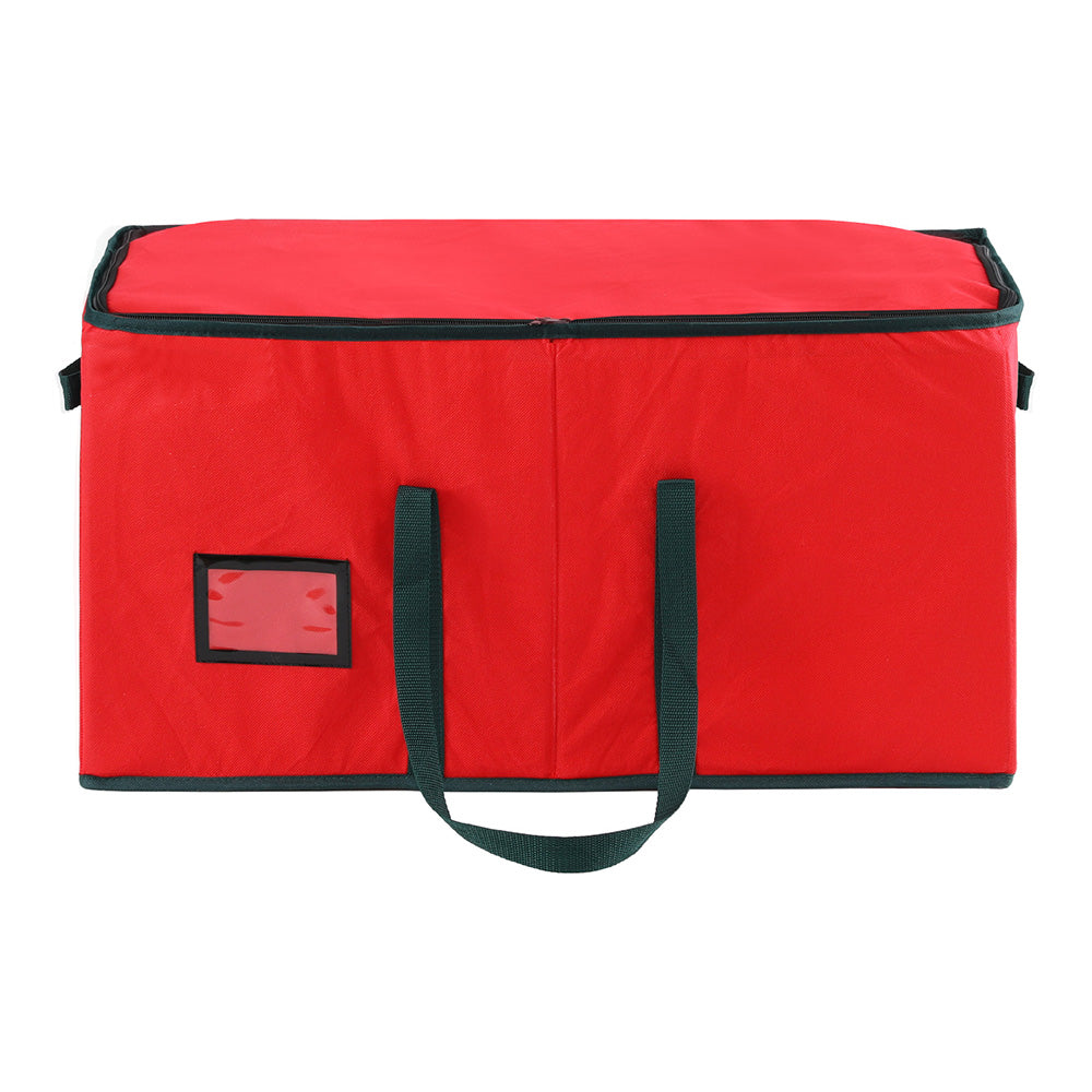Jingle Jollys Bauble Storage Bag 128 Slots - Red - view 3