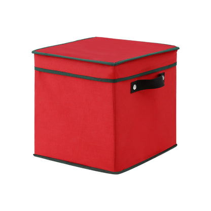 Jingle Jollys Bauble Storage Box 64 Dividers - Red - view 3