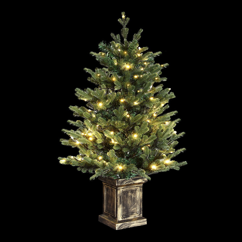 Jingle Jollys 1.2m Potted Pre-Lit Christmas Tree - view 3