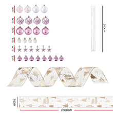 Jingle Jollys 34pc Ornament Set + 20m Ribbon - Pink Gold - view 2