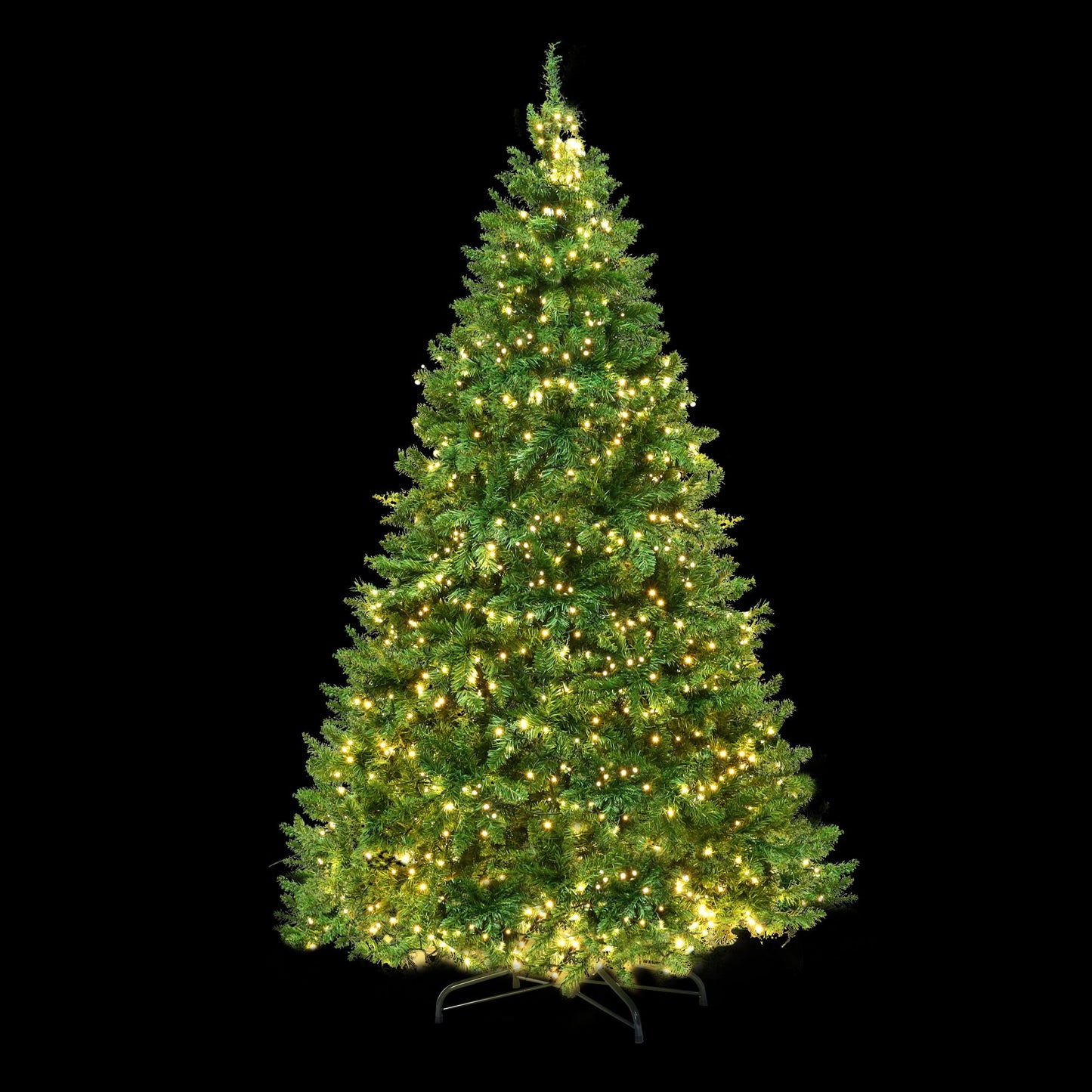 Jingle Jollys Pre Lit Christmas Tree 2.7m 1800 LEDs