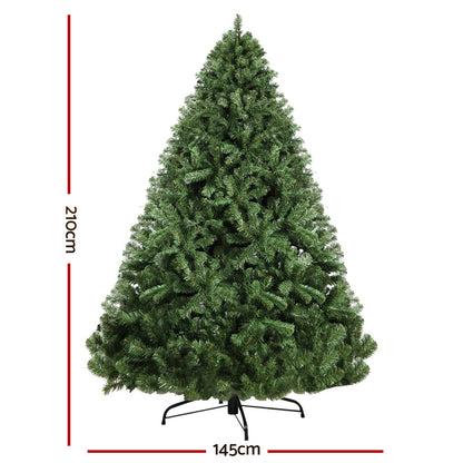 Jingle Jollys 2.1m Christmas Tree 1250 Tips - Green - view 2
