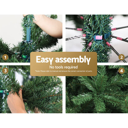 Jingle Jollys 2.1m Christmas Tree 1250 Tips - Green - view 5