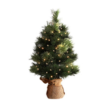 Jingle Jollys Christmas Tree 60cm Mini Tabletop 8 Light Modes