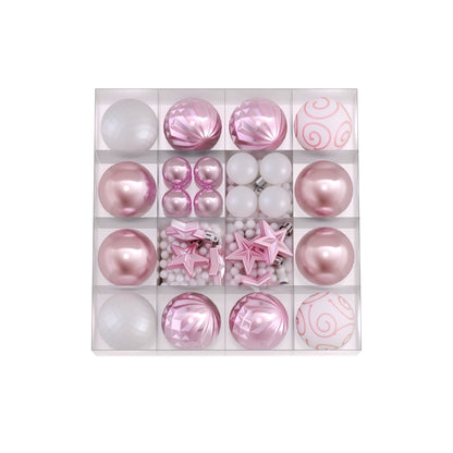Jingle Jollys 33pc Christmas Ornament Set - Pink - view 3
