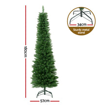 Jingle Jollys Christmas Tree 1.8m Pre-Lit 200 LED Lights