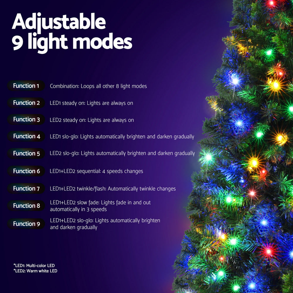 Jingle Jollys 1.8m Pre-Lit Tree - 200 Colour LED - view 5