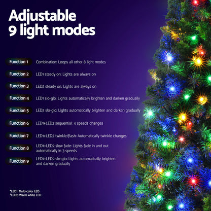 Jingle Jollys 1.8m Pre-Lit Tree - 200 Colour LED - view 5