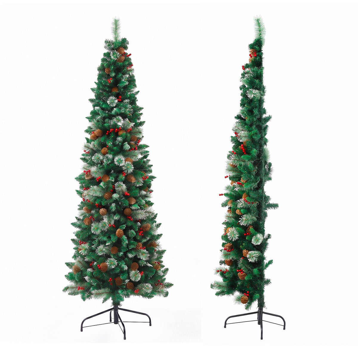 Jingle Jollys 2.1m Corner Christmas Tree - 402 Tips - view 3