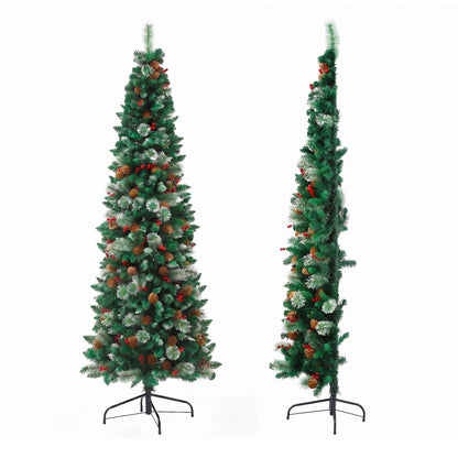 Jingle Jollys 2.1m Corner Christmas Tree - 402 Tips - view 3