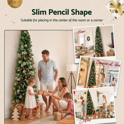 Jingle Jollys 2.1m Corner Christmas Tree - 402 Tips - view 7