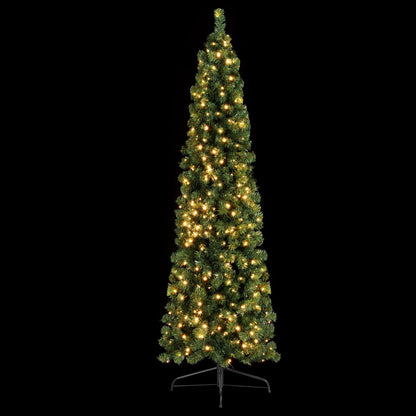 Jingle Jollys 2.1m Pre-Lit Corner Christmas Tree
