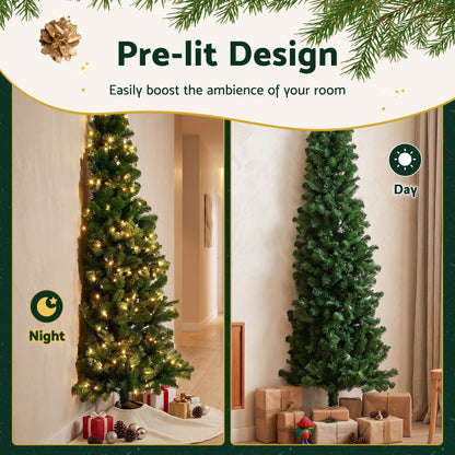 Jingle Jollys 2.4m Pre-Lit Corner Christmas Tree - view 6