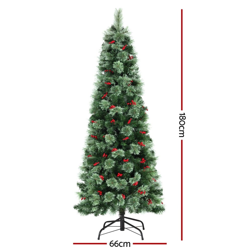 Jingle Jollys 1.8m Pre-Lit Christmas Tree - 200 LED - view 2