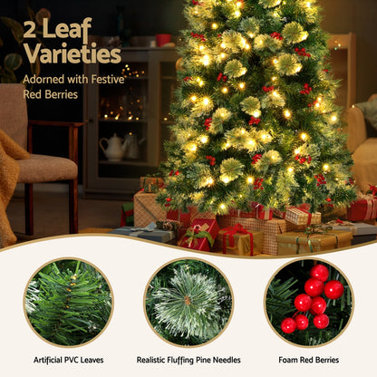 Jingle Jollys 1.8m Pre-Lit Christmas Tree - 200 LED - view 5