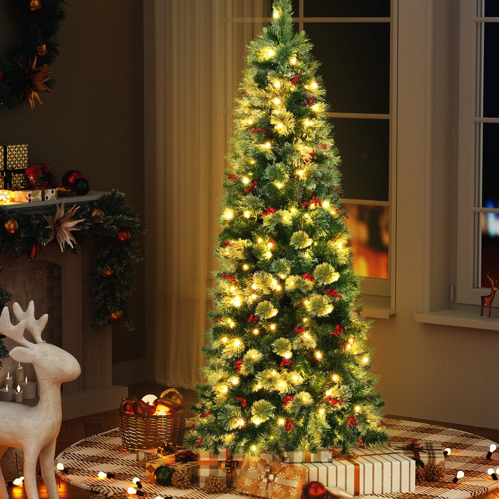 Jingle Jollys 1.8m Pre-Lit Christmas Tree - 200 LED - view 7