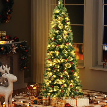 Jingle Jollys 1.8m Pre-Lit Christmas Tree - 200 LED - view 7