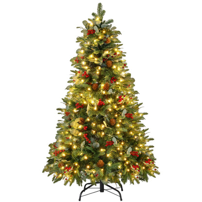 Jingle Jollys 1.5m Pre-Lit Christmas Tree - 160 LED